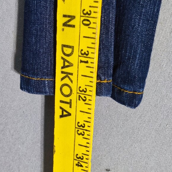 Vero Moda Denim women's sz W25/L32 indigo blue colour Calamario Low rise skinny - Picture 14 of 16